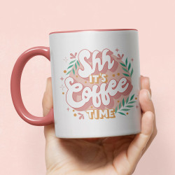 Shhh It's Coffee Time Mug